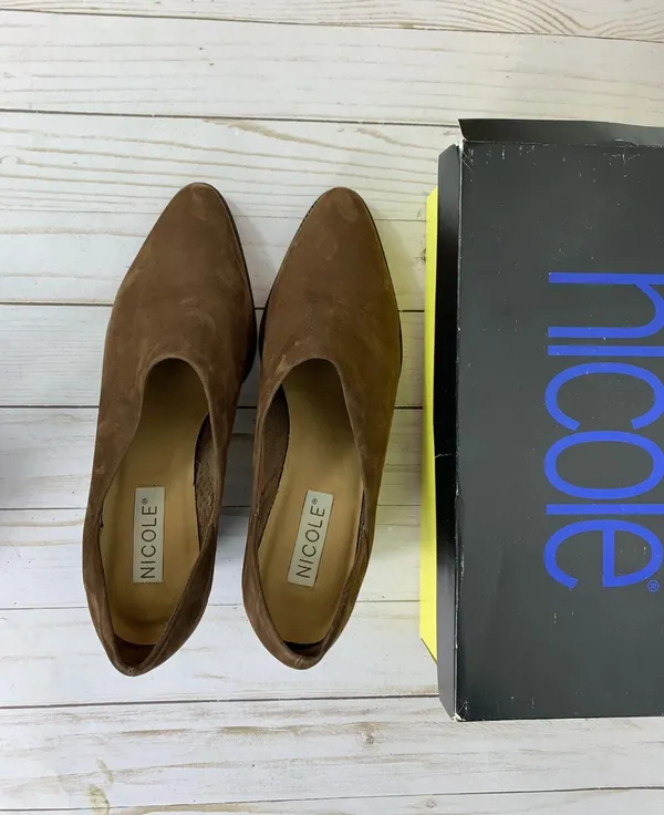Nicole | Brown Suede Josephine Ankle Bootie size 10 M - Image 10