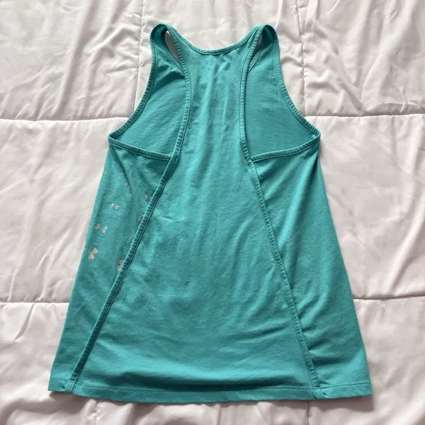 Under Armour Womens Size XS Blue Classic Tank Top‎ Activewear Heatgear Running - Image 6
