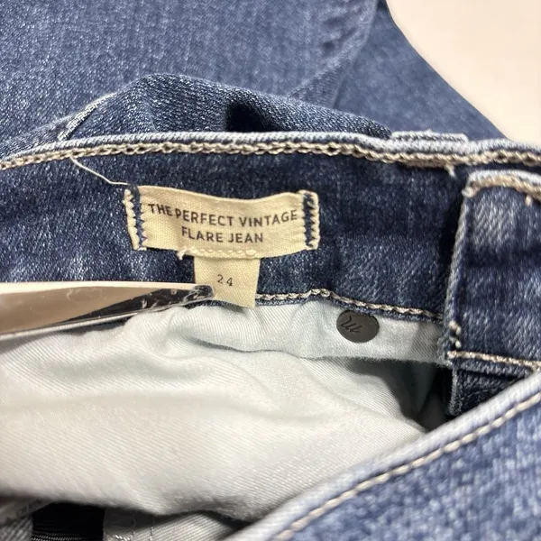 Madewell The Perfect Vintage Flare Jeans Size 24 Hallstrom Wash Blue NH680 - Image 9