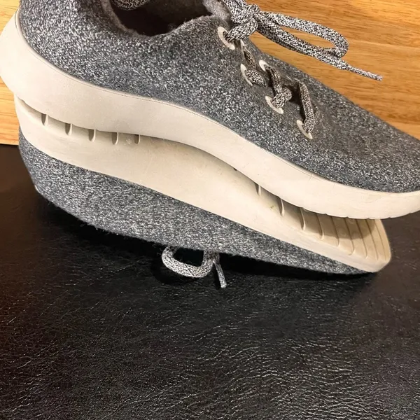 Allbirds Gray The Wool Runner Sneakers Size 8‎ - Image 6