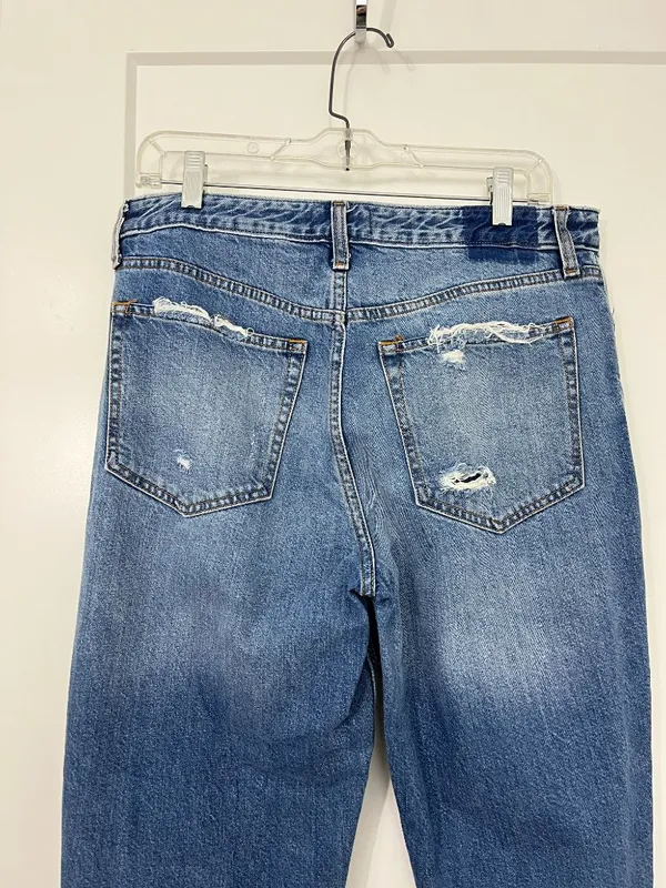 Abercrombie & Fitch Size 30 (10R) Annie High Rise Girlfriend Jeans - Image 3