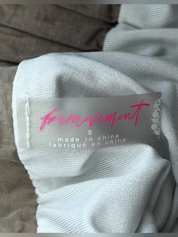 Free People Movement The Way Home Elastic Waist High Rise Athletic Shorts Small - Image 3