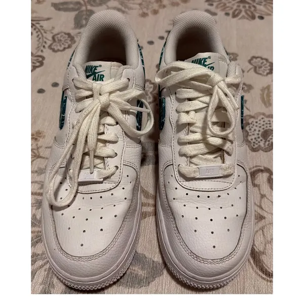 Nike Air Force 1 Low '07 Essential Green Paisley DH4406-102 Women's Size 8.5 - Image 2