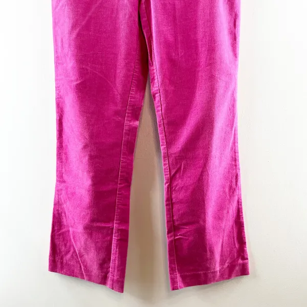 Lilly Pulitzer High Rise Vintage Corduroy Bootcut Straight Pants Pink 4 - Image 12
