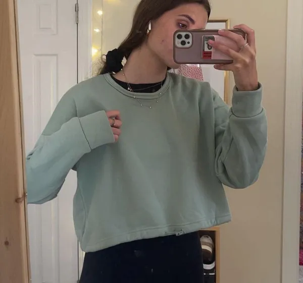 Crew Neck Green Size M - Image 3