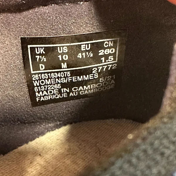 Clarks Size 10 Carly Navy Camo Knit Dream Loafer - Image 6