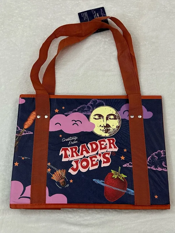 Trader Joe's Stand-Up Collapsible Reusable Grocery Tote Bag Limited Edition - Image 2