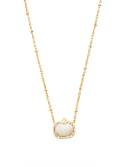 Kendra Scott Short Necklace Gold Tone Ivory MOP - Image 3