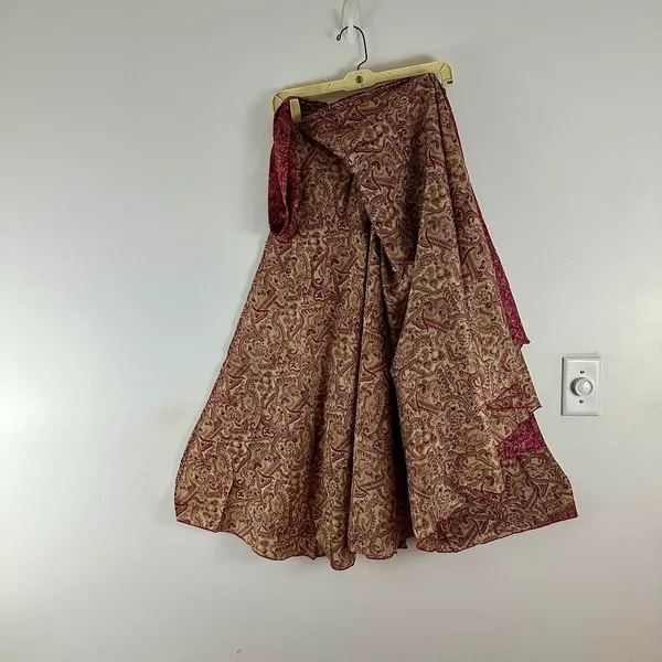 Boutique Reversible Maxi Wrap Skirt BINW409 - Image 2