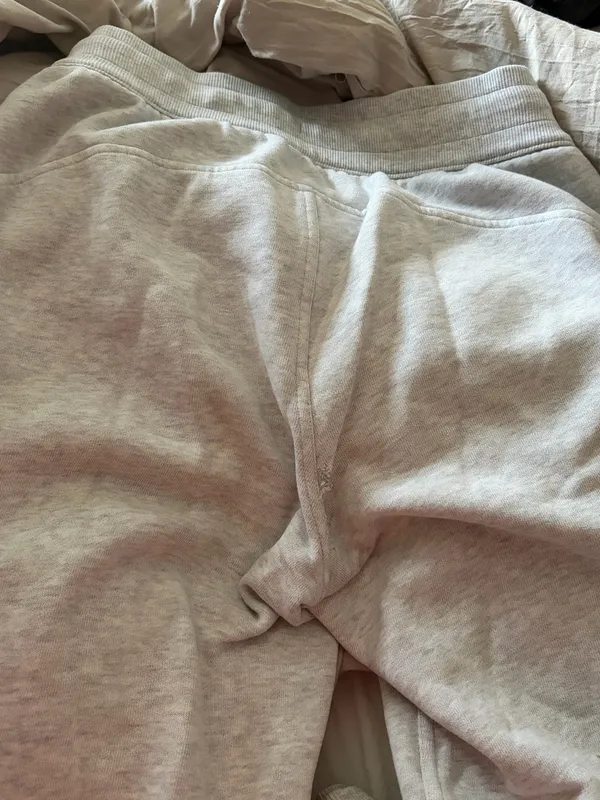 Grey Lululemon Joggers Heathered Size 4 - Image 4