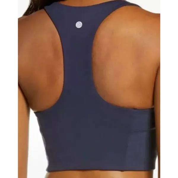 Zella Studio Lite Longline Sports Bra in Navy Blue XS NWT - Image 2