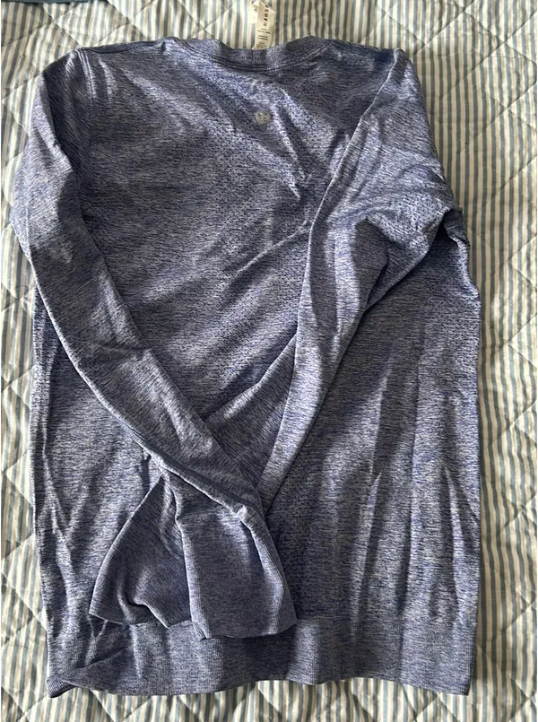 Blue Lululemon Swiftly Tech Long Sleeve - Image 4