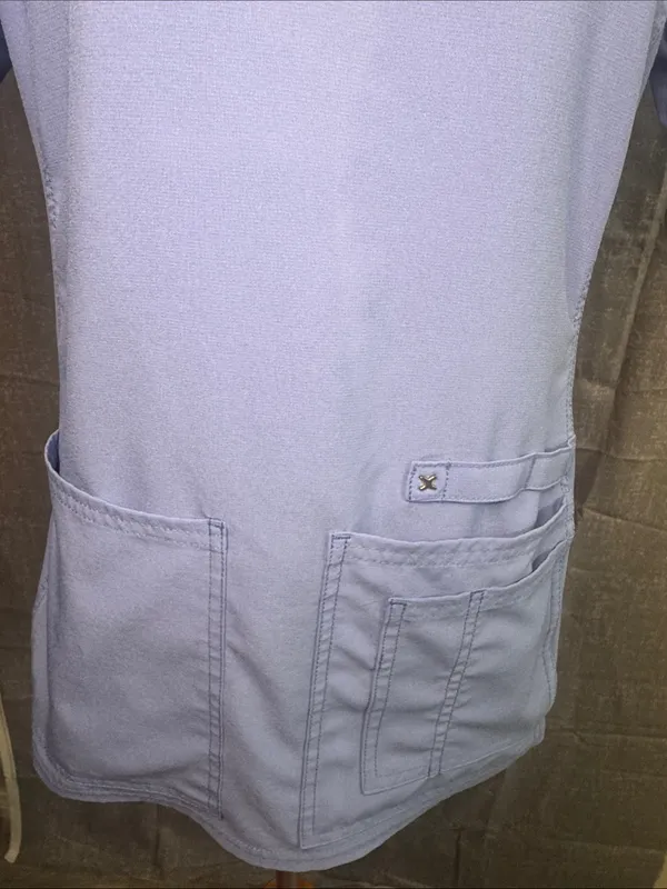 Cherokee iFlex V-Neck Medical Scrub Top in Light Blue - Image 4