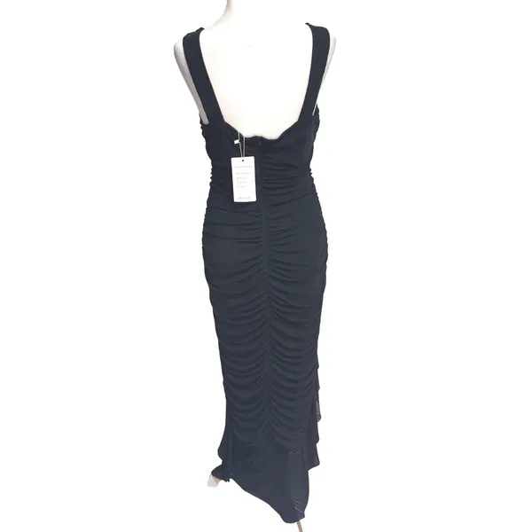 NWT ZESICA Women's L 2026 Ruched Bodycon‎ Dress Mermaid Cocktail Wedding LBD - Image 6