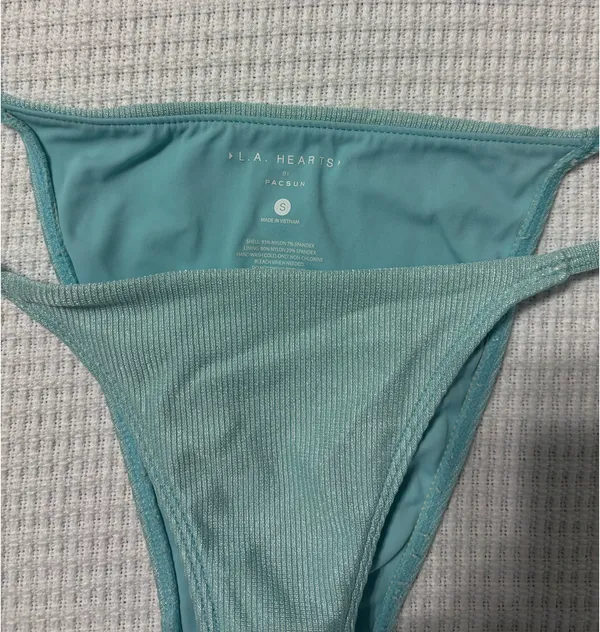 L.A. Hearts Blue Bikini Set - Image 3