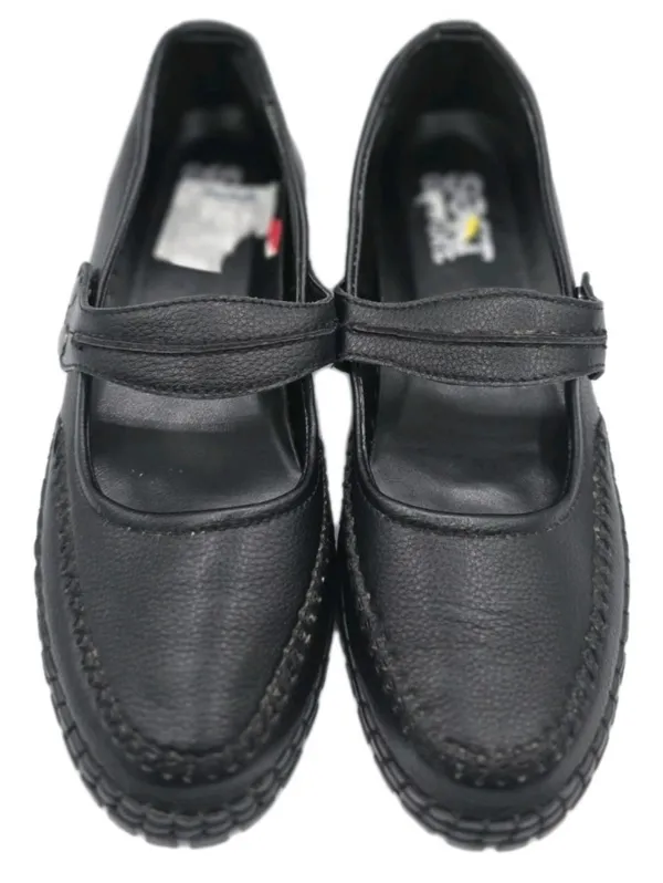 Softwalk Womens Leather Mary Jane Flats Shoes Size 8 Black Comfort Walking NEW - Image 8