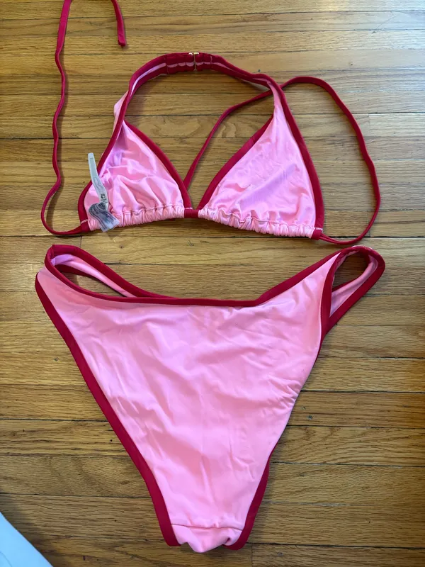Frankies Bikinis PINK set - Image 2