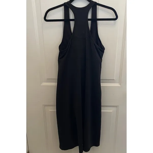 The North Face Abby Dress Womens L Black Racer Back Pocket Stretch Athleisure‎ - Image 8
