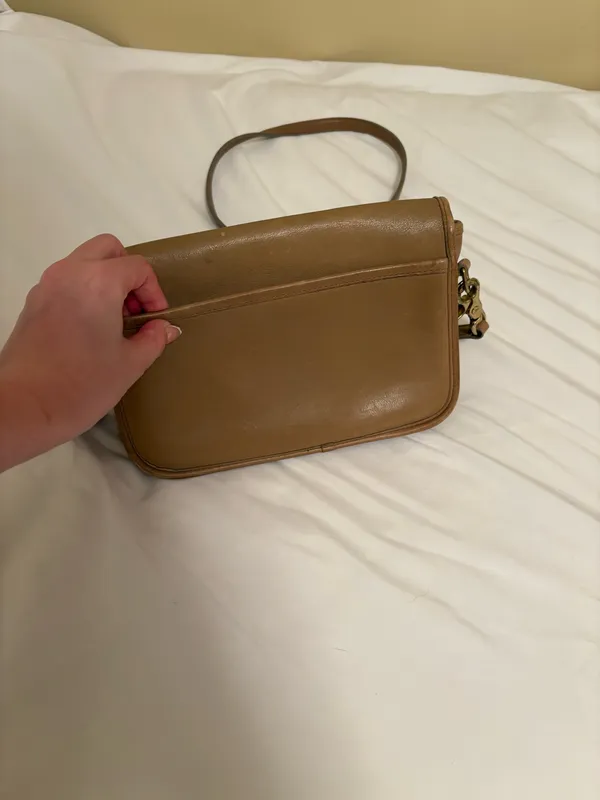 Vintage Coach Leather Bag - Image 3