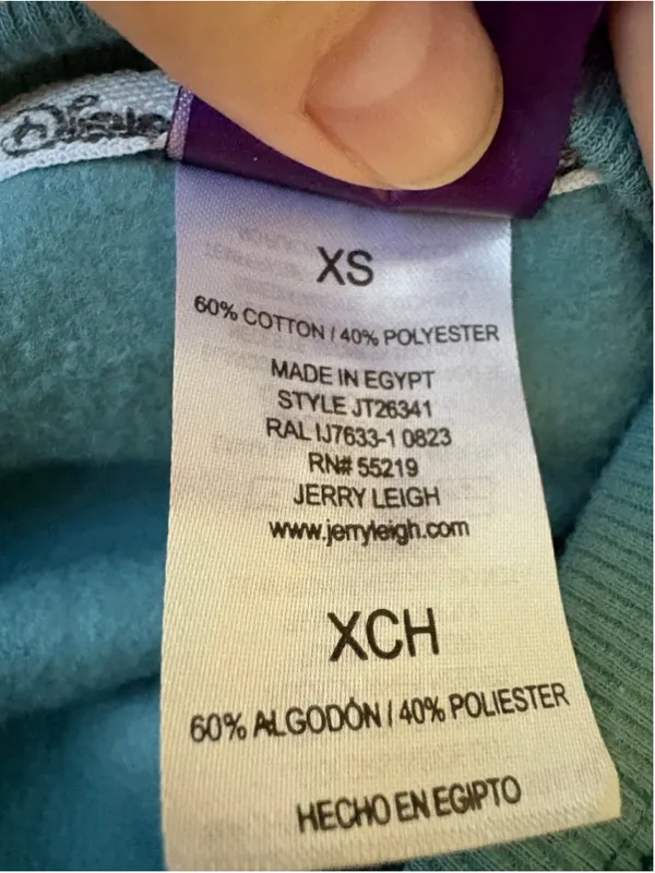 Disney Stitch & Angel Teal Sweatshirt - Image 2
