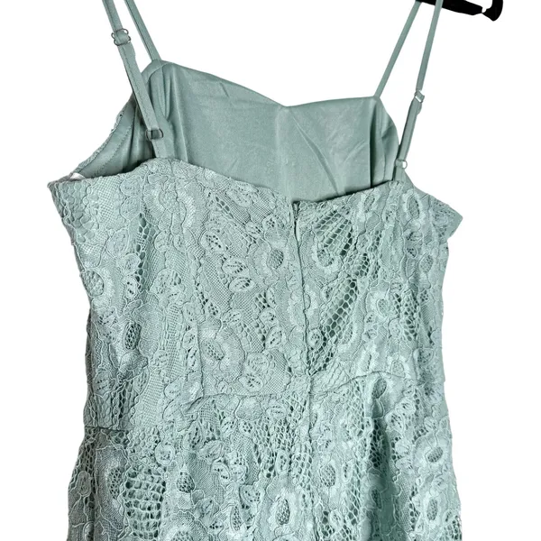 Lulus Floral Lace Sleeveless Tiered Maxi Dress Small Fairycore Coquette Formal - Image 12