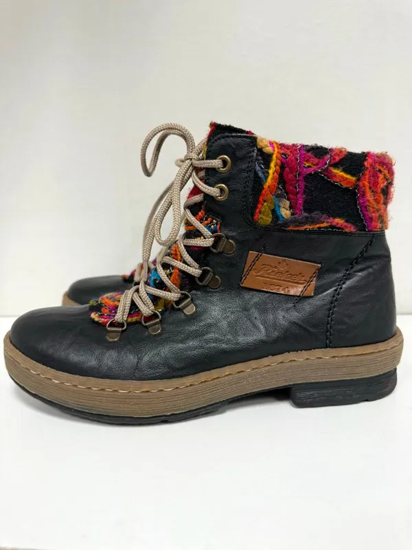 Rieker Felicitas Boots Black Size 8 - Image 4