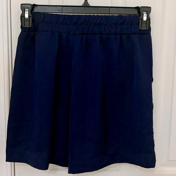 A New Day Pull-On Satin Shorts in Navy - Image 8