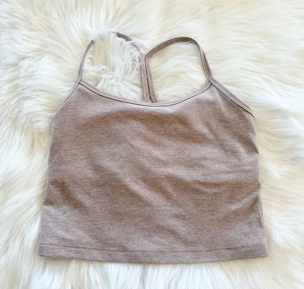 Beyond Yoga Cropped Racerback Tank In Chai - Image 5