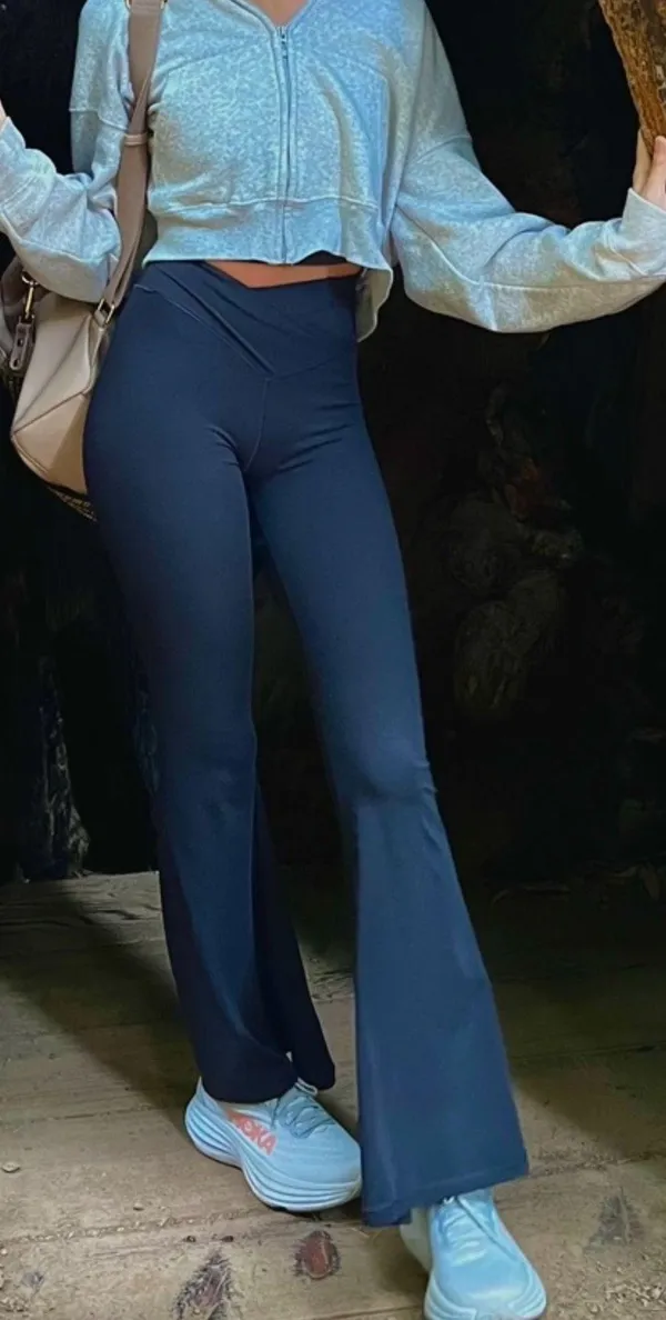 Aerie Crossover Flare Leggings - Image 5