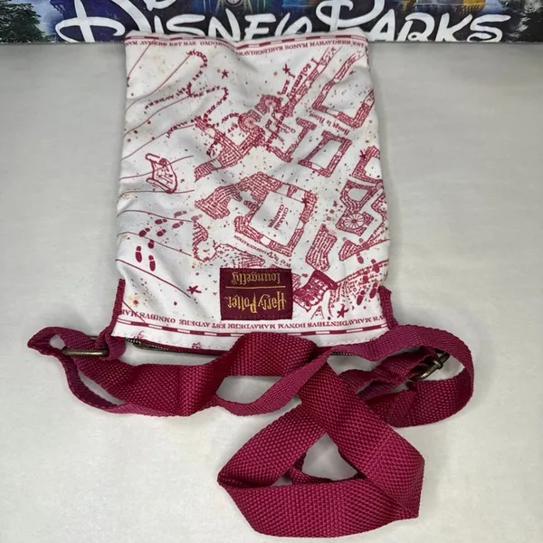 Harry Potter Loungefly the marauders map passport crossbody bag - Image 2