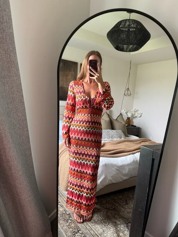 Vici Crochet Maxi Dress  - Image 4