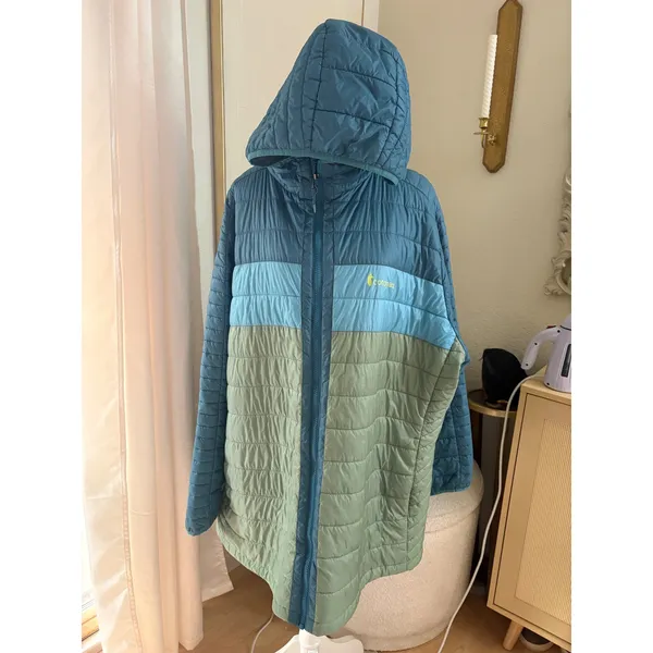 Cotopaxi Womens Capa Insulated Hooded Jacket Drizzle/ Aspen Size 4X - Image 2