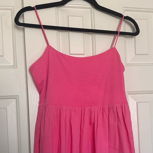Forever 21 Pink Midi Sleeveless Dress, size S - Image 2