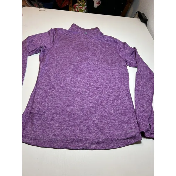 Nike Nike Heathered Purple Dri-FIT Pullover Sz M Nike Running w Thumbholes - Image 3