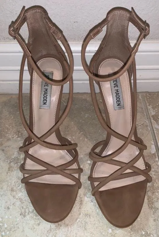 Steve Madden Satire Tan High heels - Image 5