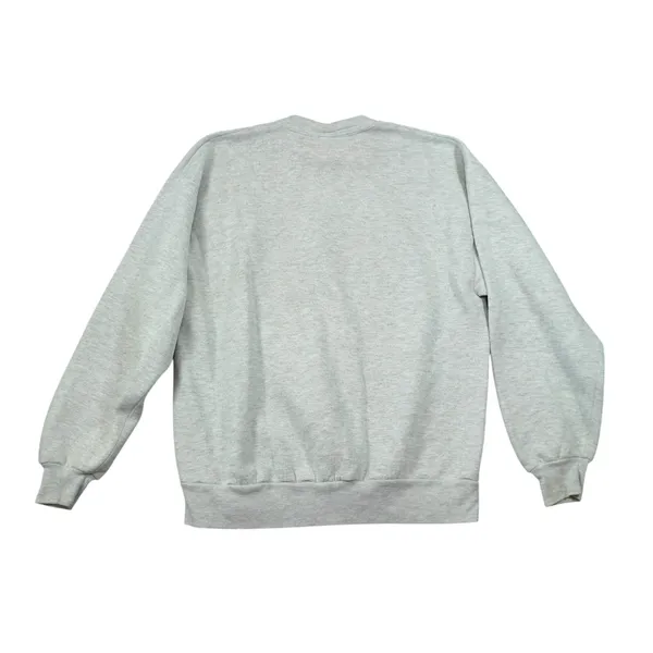 Vintage 90s Morning Sun Floral‎ Bouquet Sweatshirt Grey Double Collar Puff Print - Image 5