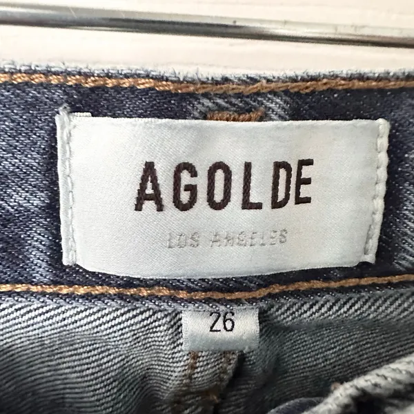 AGOLDE Cooper Cargo Denim Jeans A9120 Revolution Dark Wash 26 - Image 7
