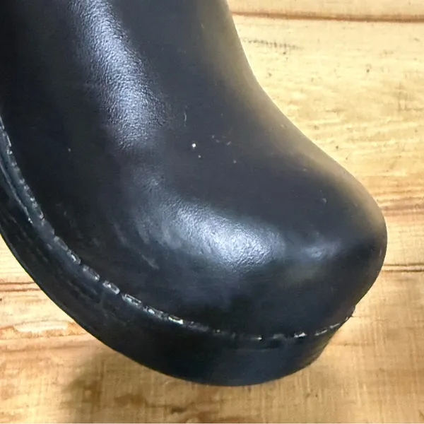 Dansko Black Leather Clogs‎ size 40/US 9.5-10 B83 - Image 7