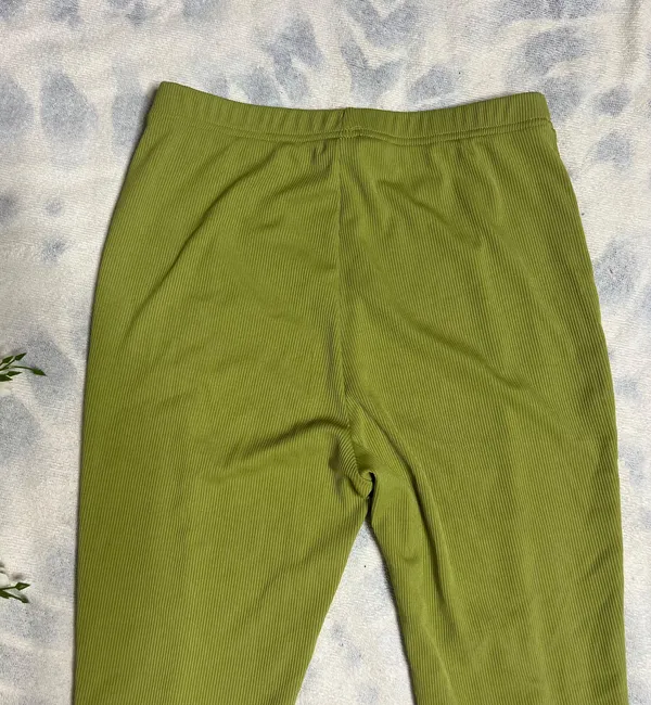 Avocado Ribbed Flare Pants - Image 8