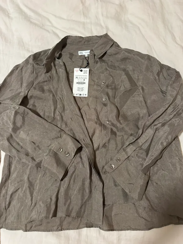 Zara Button Down Shirt - Image 3