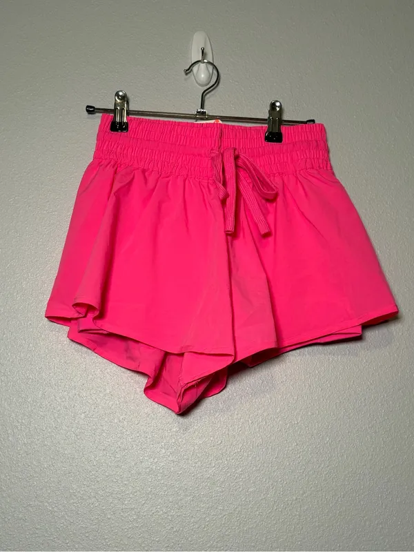 Free people movement wild bloom 2-in-1 shorts/ hot pink nwt $58 - Image 2