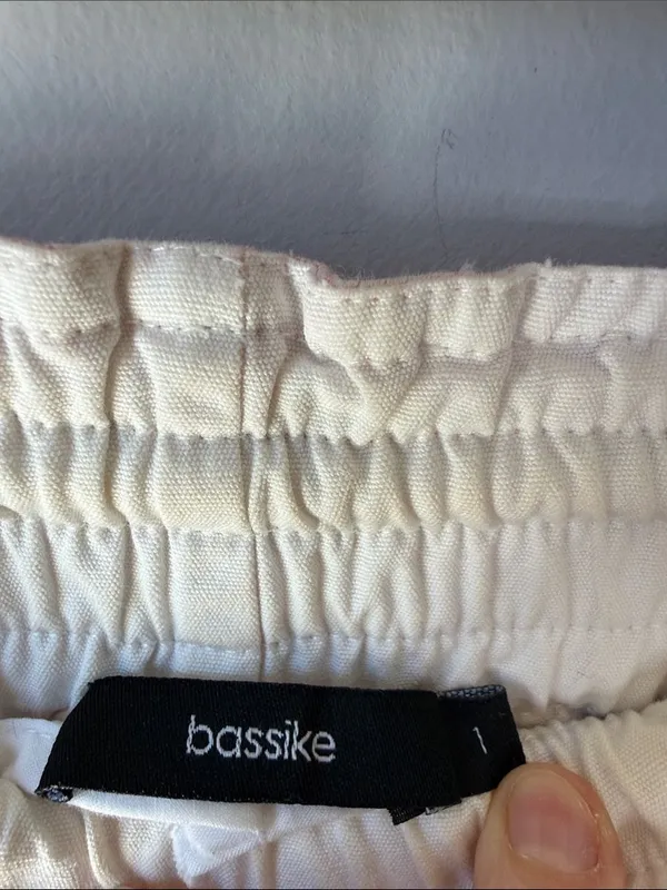 bassike Striped Cotton Linen Pants - Image 5