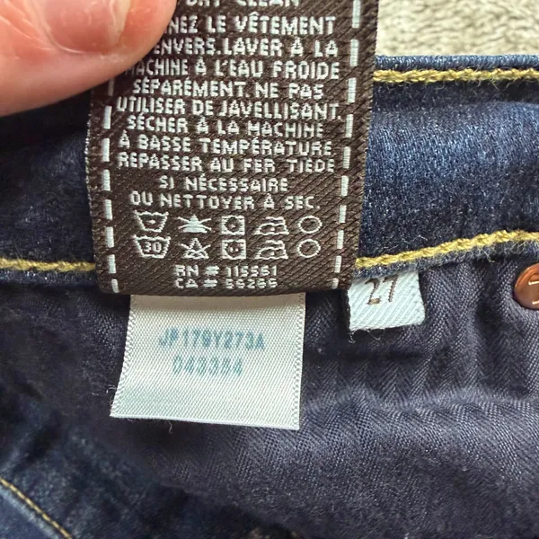 7 For All Mankind Roxanne Jean's Women's 27 - Image 8