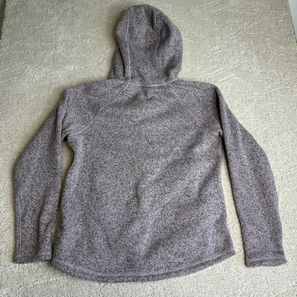 Women's‎ The North Face Small Purple 1/4 Zip Hoodie Sweatshirt - Image 6