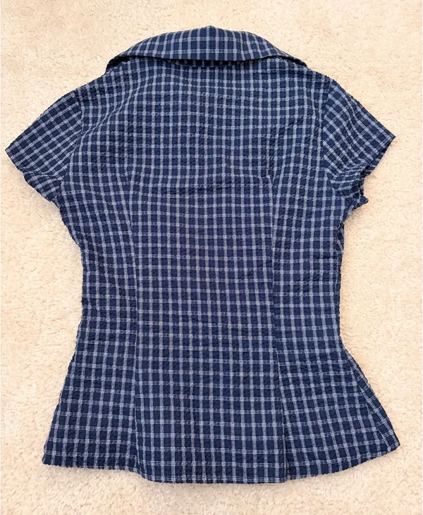 Princess Polly NWOT navy blouse - Image 5