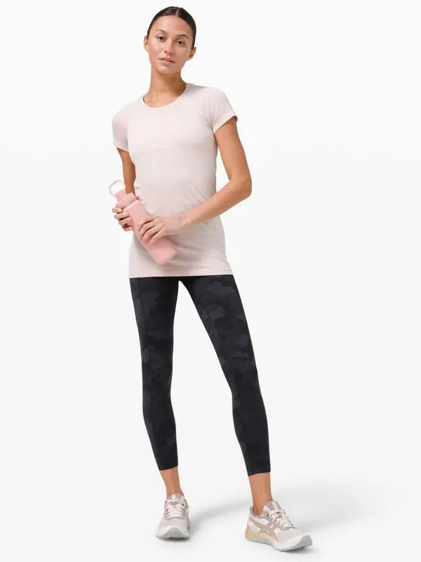 Lululemon Swiftly Tech T-Shirt 2.0 Heather Pink Size 6 - Image 2