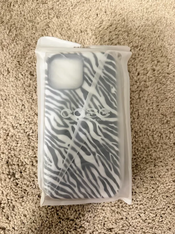 Amazon iPhone 13 Pro Max Zebra Print Case - Image 2
