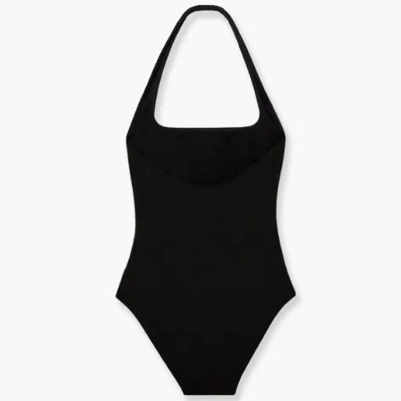 GUCCI logo printed halter neck swimsuit bodysuit - Image 7