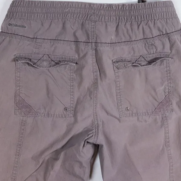 Columbia‎ Capri Pants Womens 6 Gray Ruched Hem Hiking Outdoor Utility Crop Capri - Image 5
