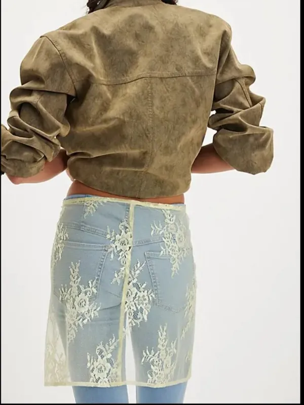 NWT Free People So Mini Sheer Sarong in Butter Yellow - Image 3